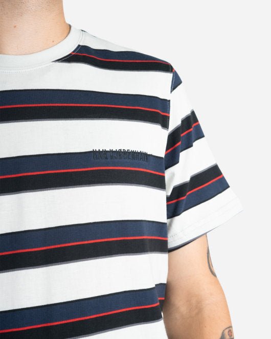 Casual Tee - Grey Stripe