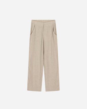 Alex Linen Pants - Sand
