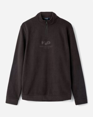 Blåvand II Fleece Half Zip - Brown Udsalg