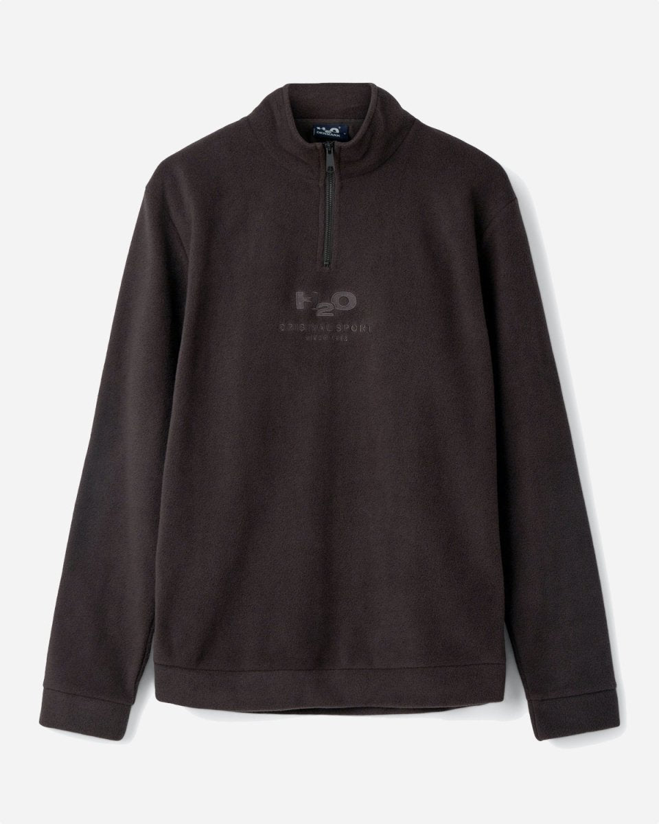 Blåvand II Fleece Half Zip - Brown Udsalg