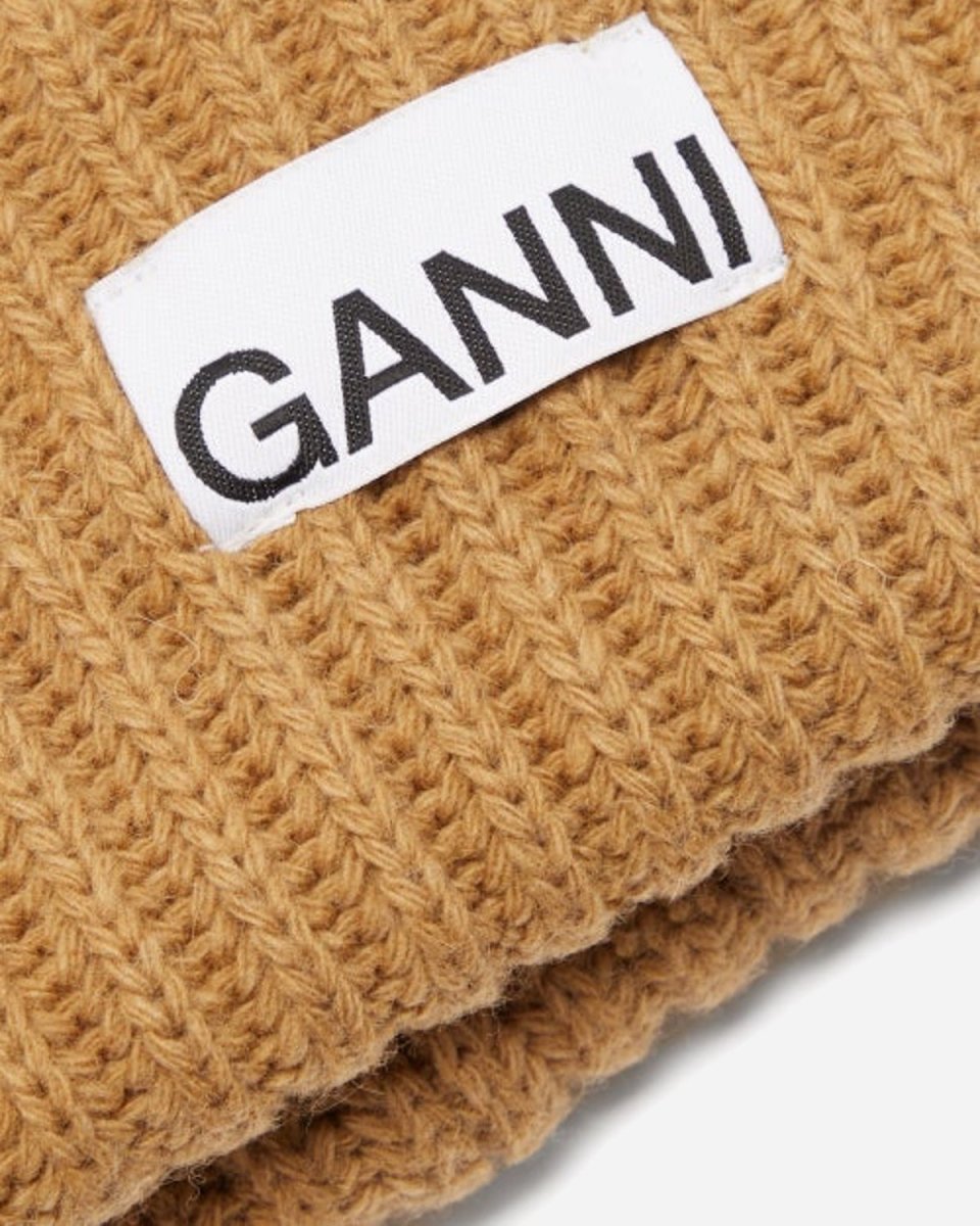 Rib Knit Beanie - Tiger's Eye