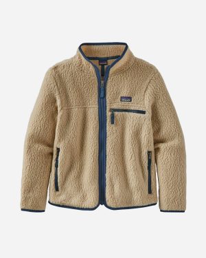 Teens Retro Pile Jacket - El Cap Khaki