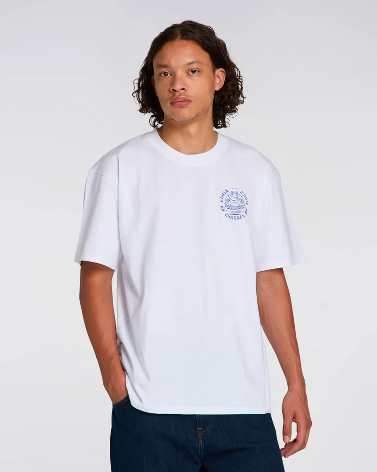edwin-music-channel-t-shirt-white_2.jpg Edwin Music Channel T-Shirt - White