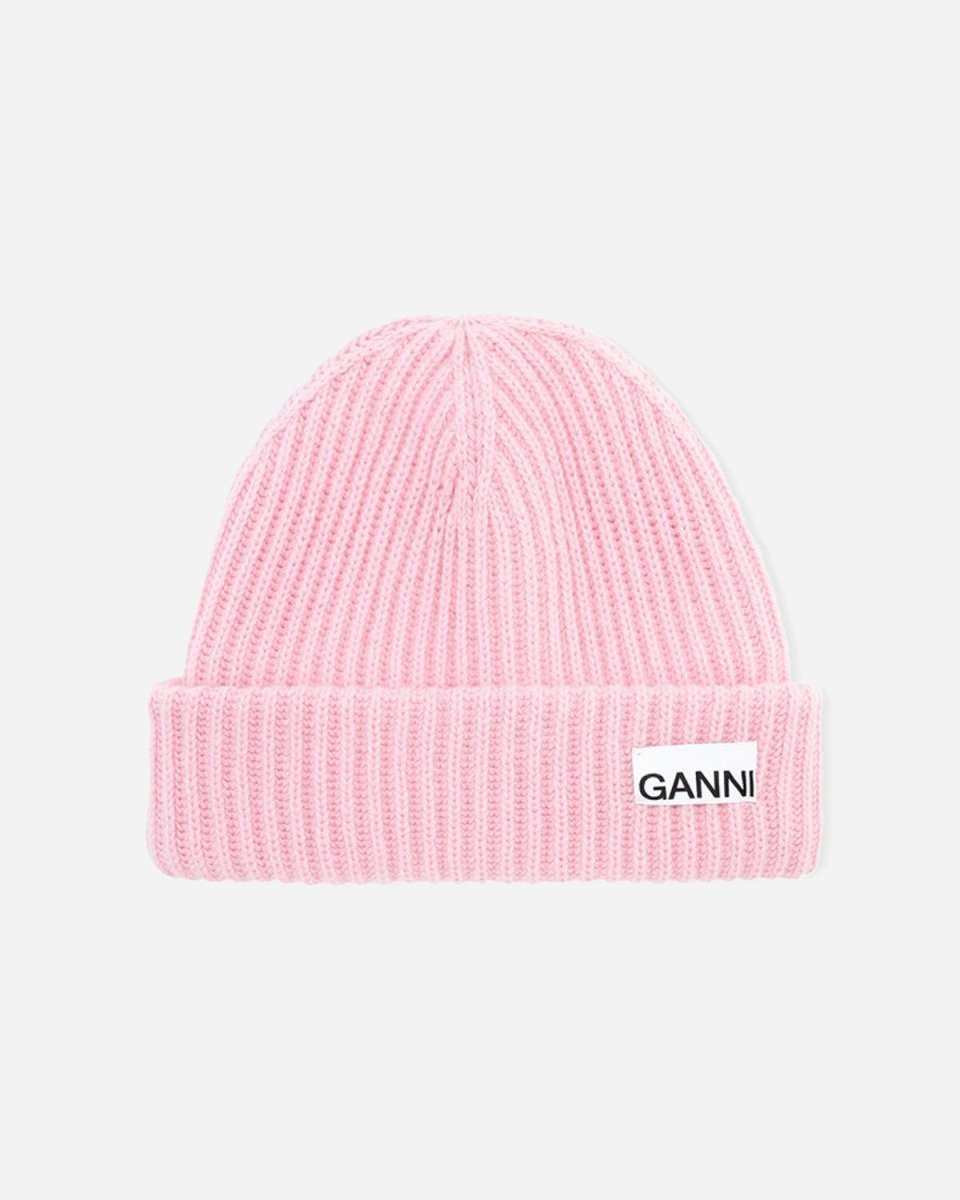 Rib Knit Beanie - Pink Nectar Udsalg