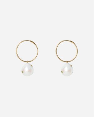 Baroque Pearl Earring - Gold