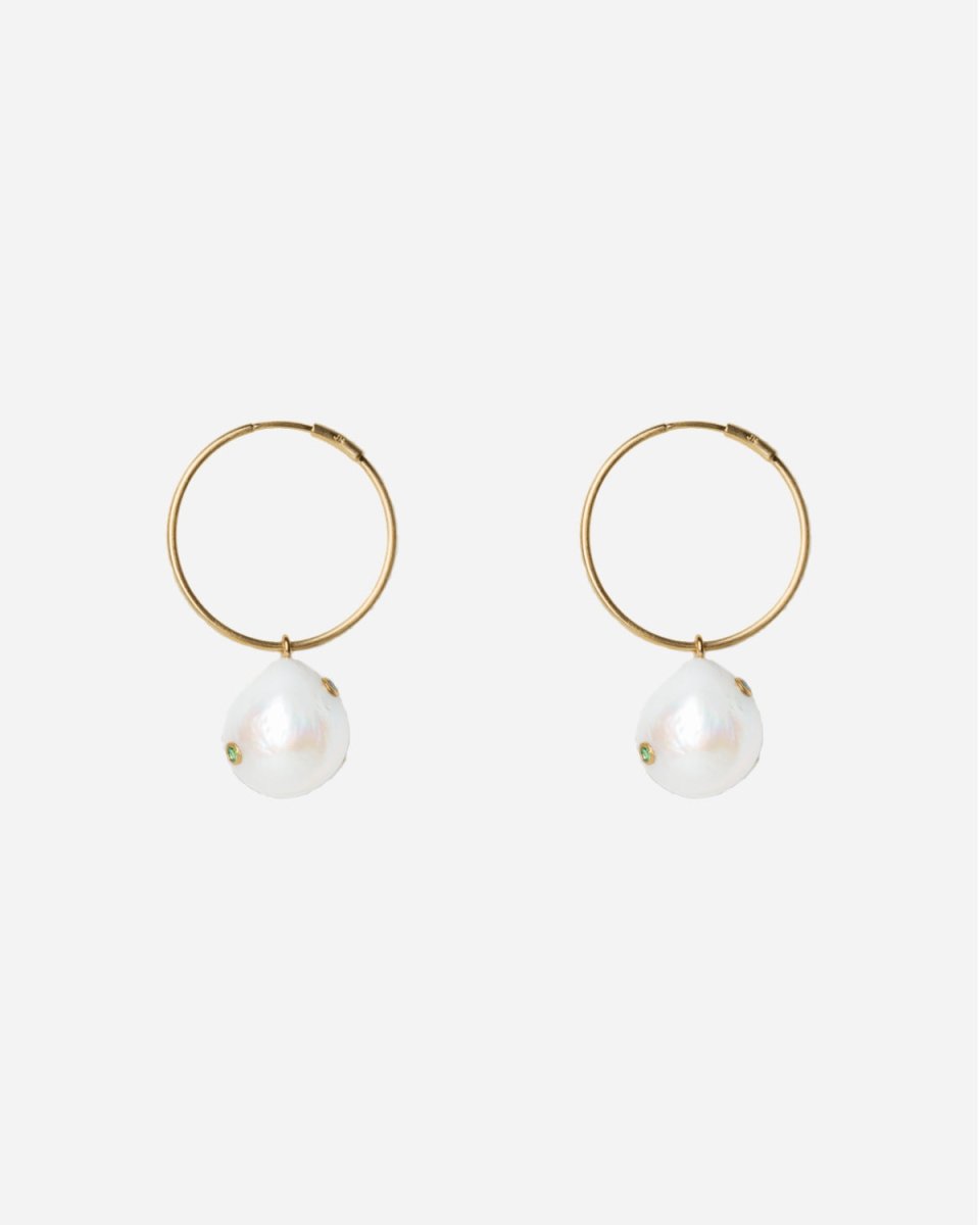 Baroque Pearl Earring - Gold