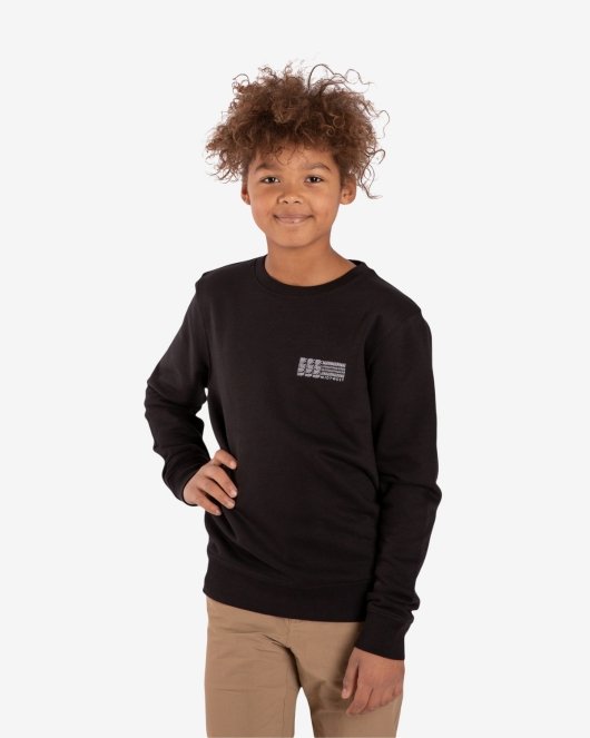 Weather Crewneck Junior - Black på udsalg