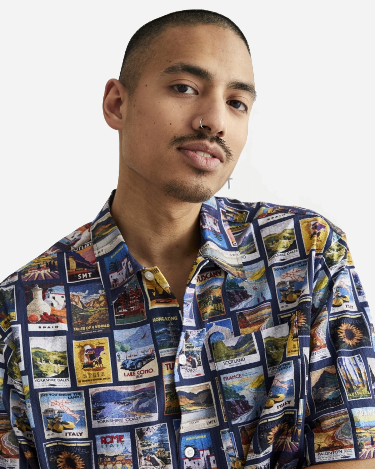 banks-poster-shirt-navy_1.png Banks Poster Shirt - Navy