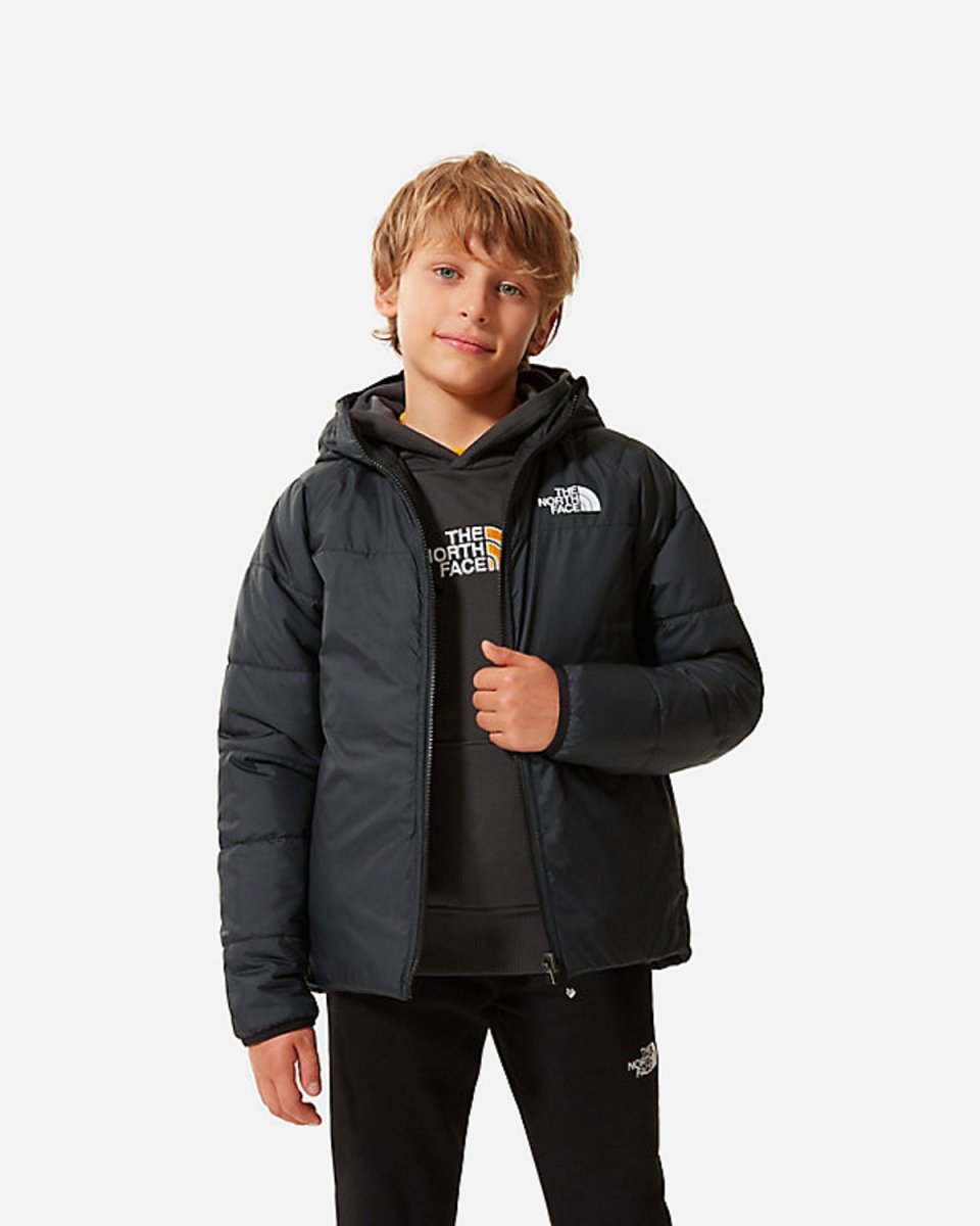Teens Reversible Perrito Jacket - Black/Asphalt Grey
