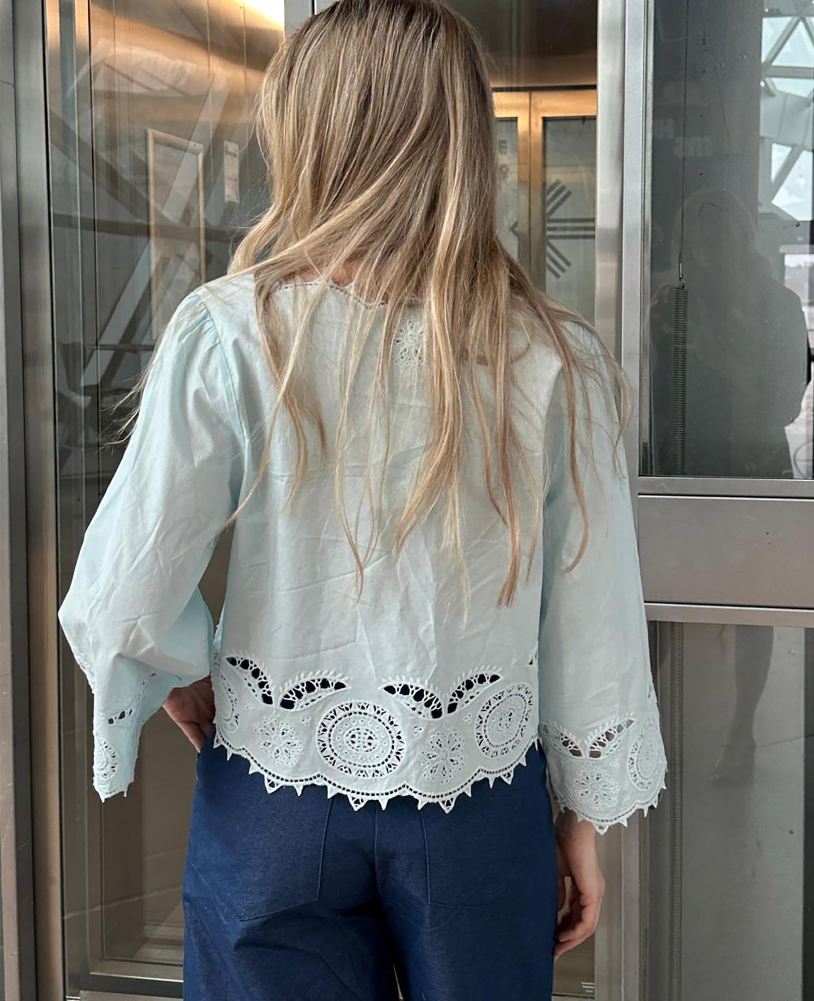 Anjali Top - Crystal Blue