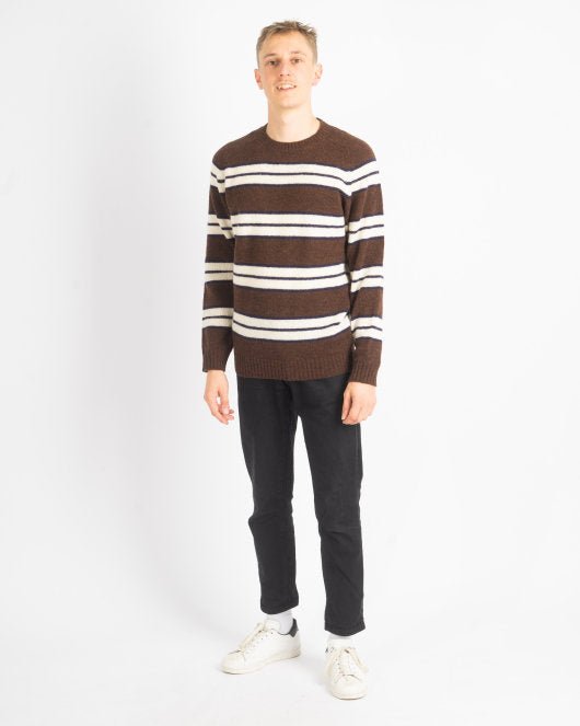 Nathan Stripe 6212 - Brown