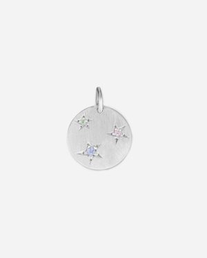Tag With Stars - Silver