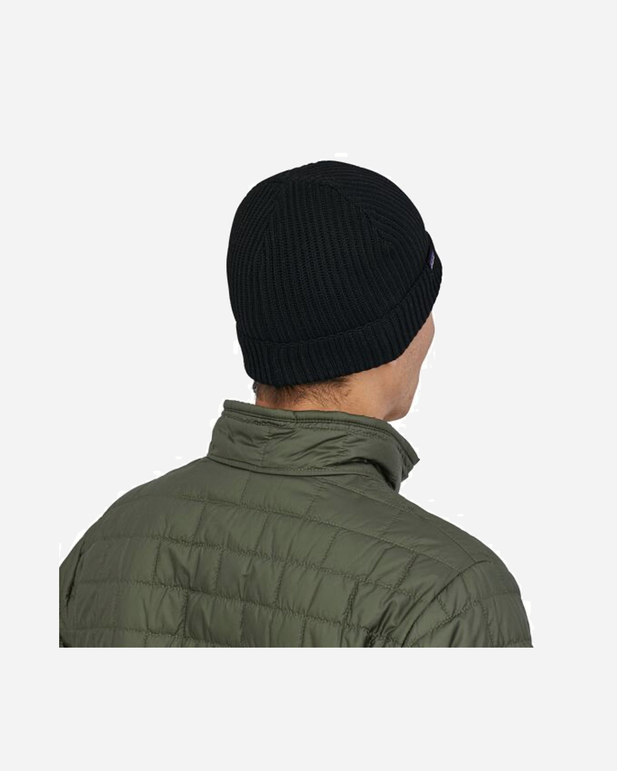 fishermans-rolled-beanie-black_2.jpg Fishermans Rolled Beanie - Black