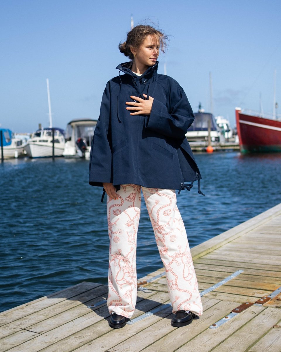 Heavy Twill Oversize Anorak - Sky Captain