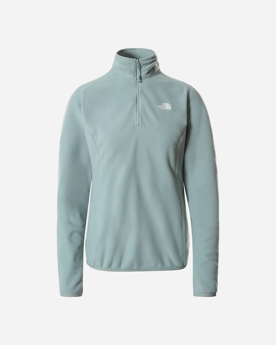 W 100 Glacier 1/4 Zip - Silver Blue på udsalg