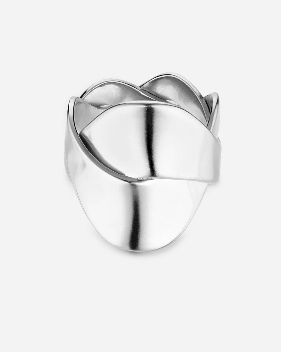 Big Wavy Ring - Silver