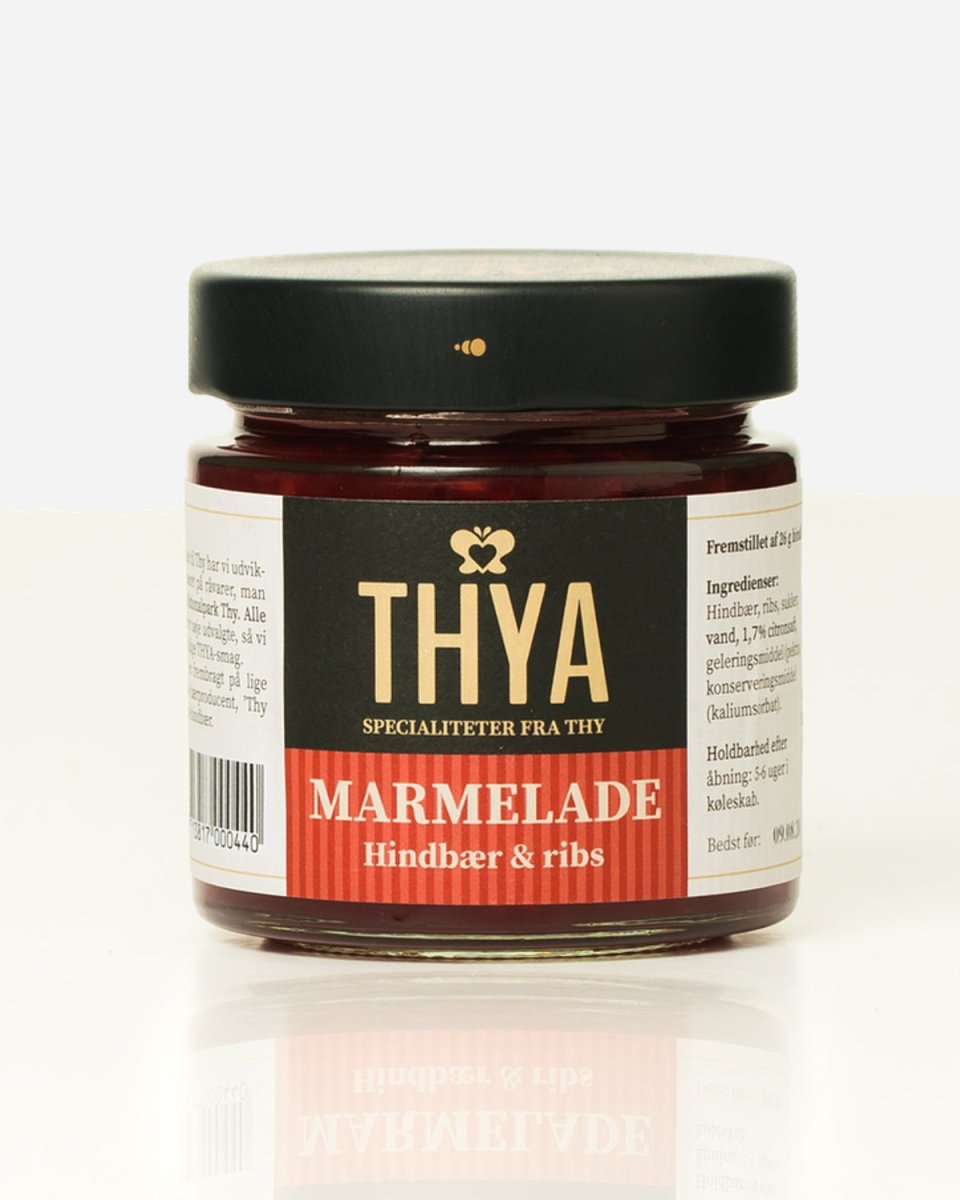 Marmelade - Hindbær med ribs