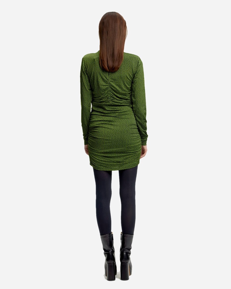 miliagz-dress-green-black-logo_1.jpg MiliaGZ Dress - Green/Black Logo