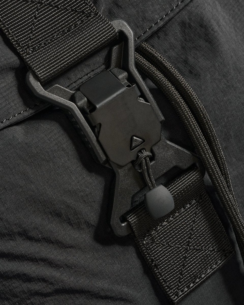 Halo Nylon Backpack - Black