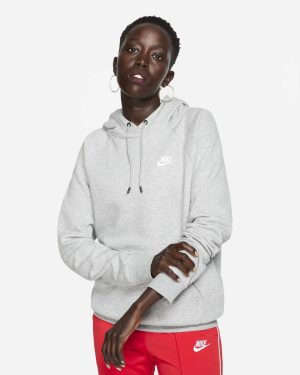Women's Pullover Hoodie - Dark Grey Heather/Matte Levere