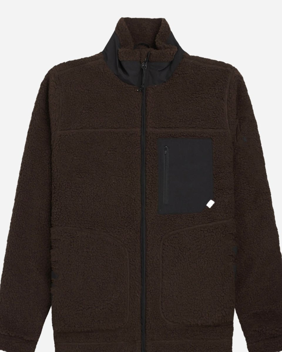 Garvin Pile Jacket - Brown