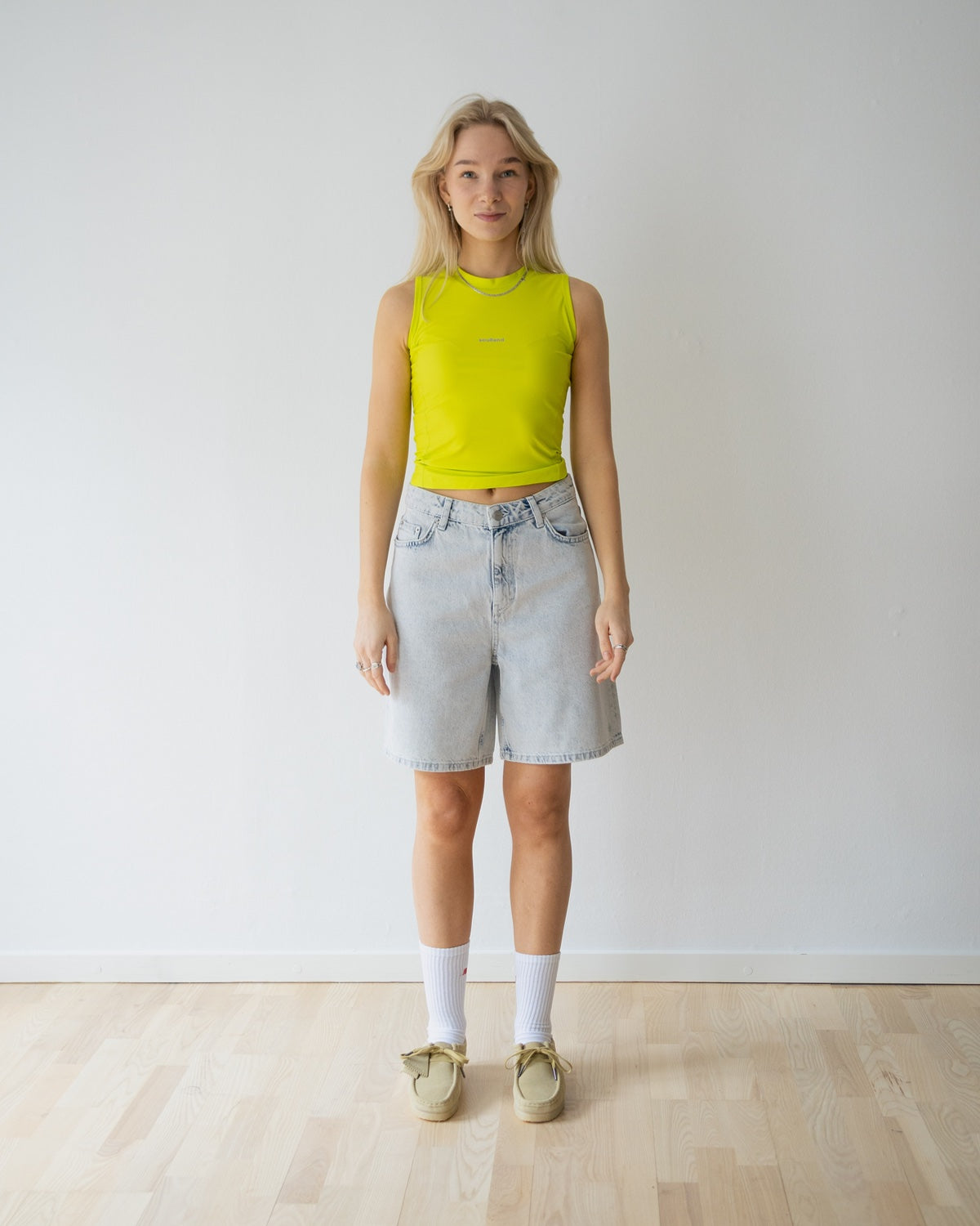 Maggie Fair Shorts - Washed Blue Udsalg