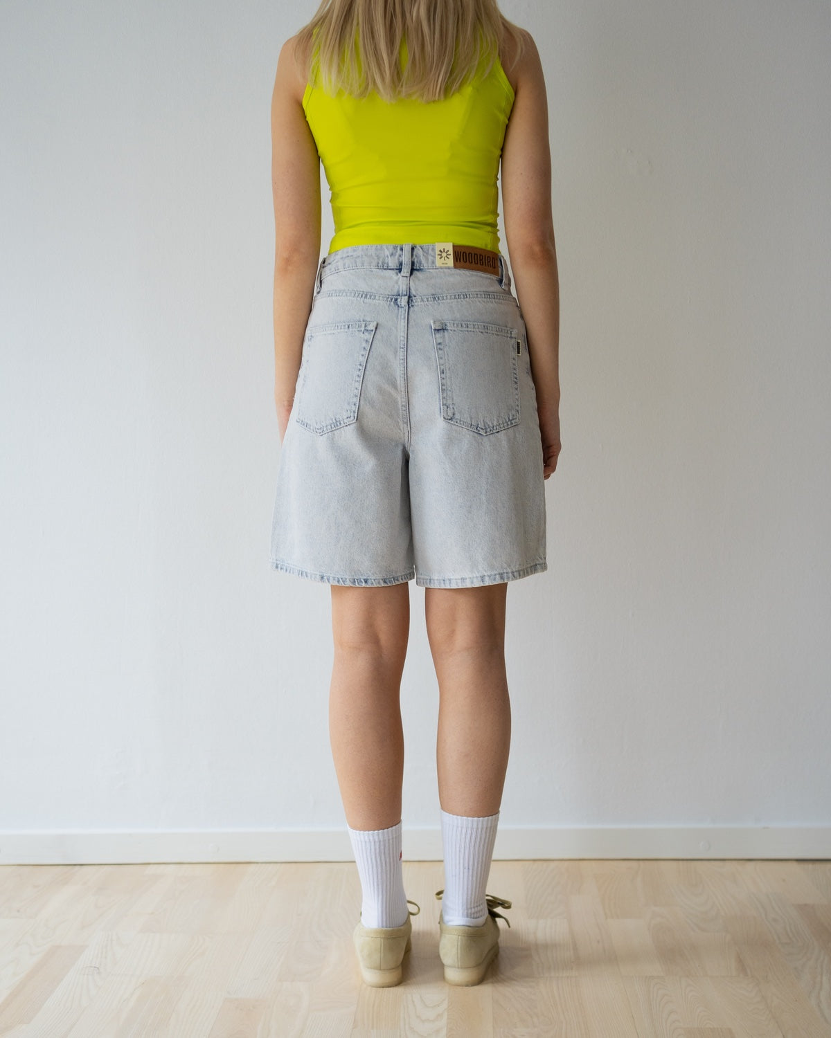 Maggie Fair Shorts - Washed Blue Udsalg