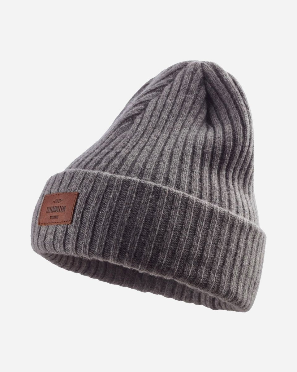 Heavy Rib Beanie - Light Grey