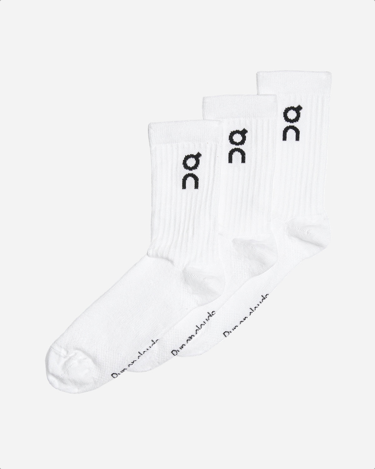 Logo Sock 3-Pack Unisex - White
