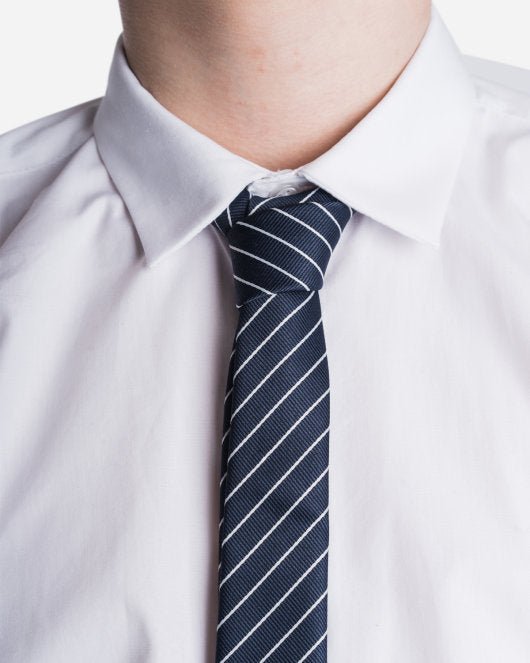 Our For 5 Stripe Tie - Blue/White Rabat