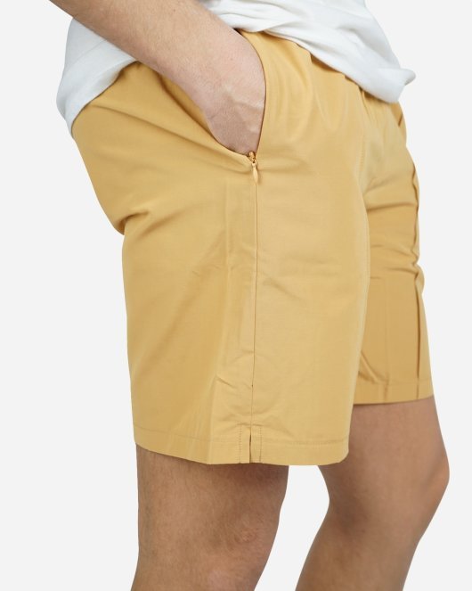 Hansi Track Shorts - Dust Yellow