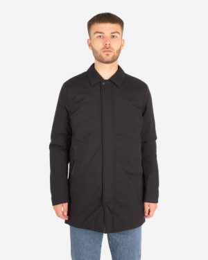 Cloog Mac Coat - Black Online salg