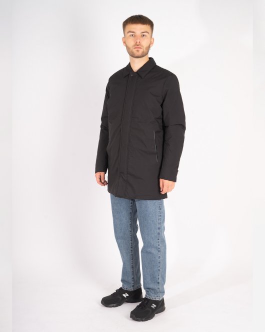 Cloog Mac Coat - Black Online salg