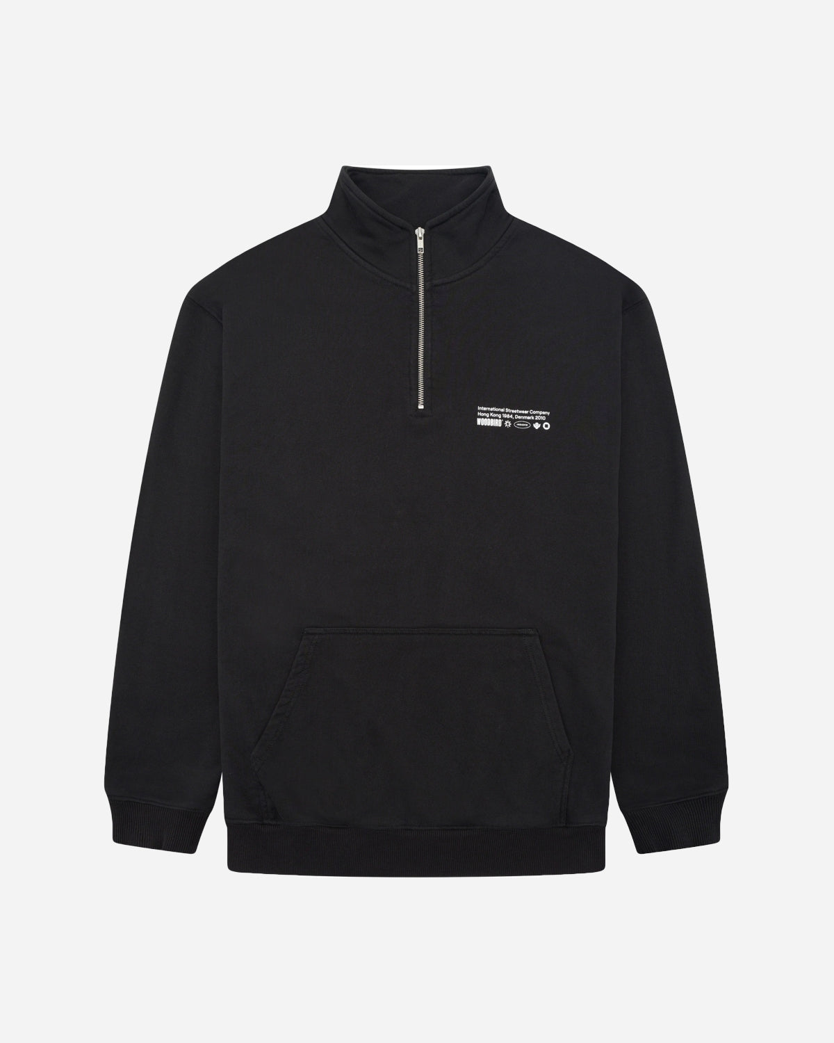 Lass Tech Half-Zip - Black Online Hot Salg