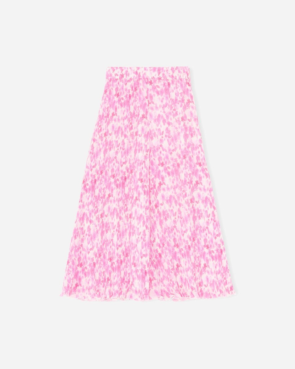 Pleated Georgette Skirt - Sweet Lilac Online salg