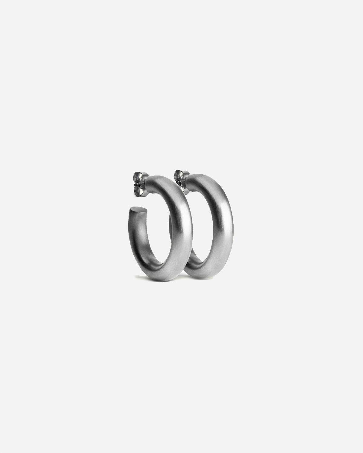Chunky Hoops - Silver