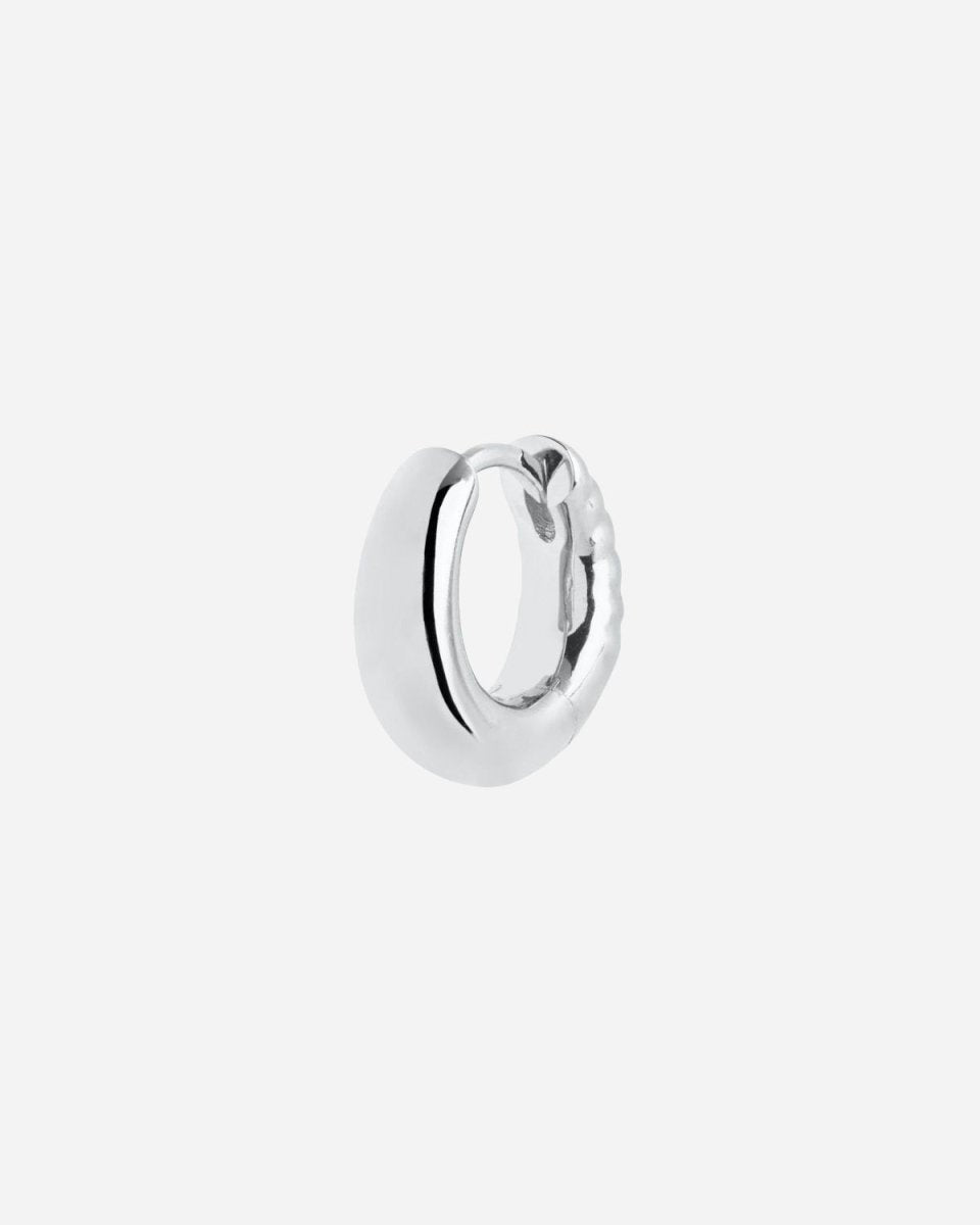 Laid Back 7 Huggie - Silver HP Online Hot Salg