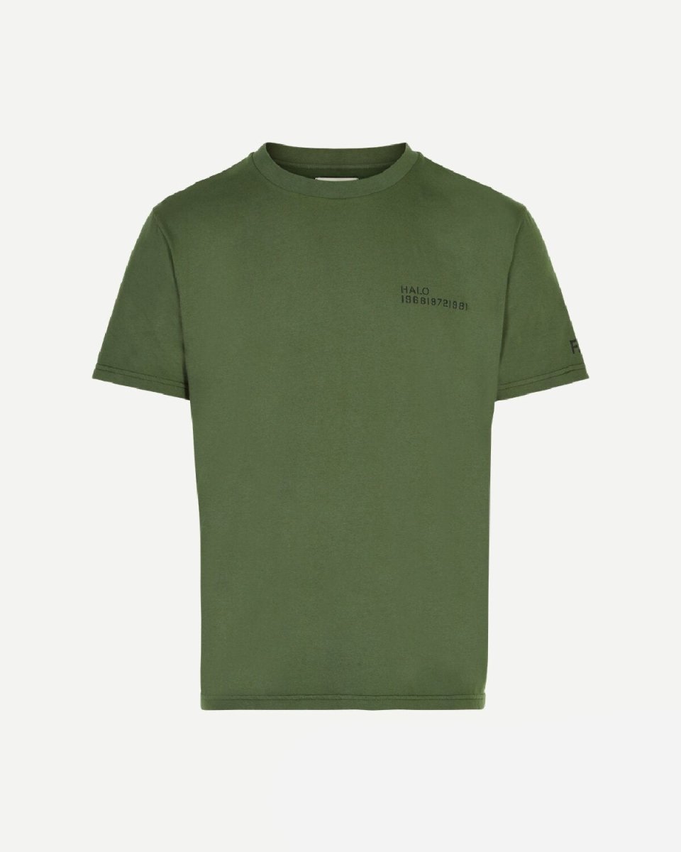 Halo Cotton Tee - Olive Night