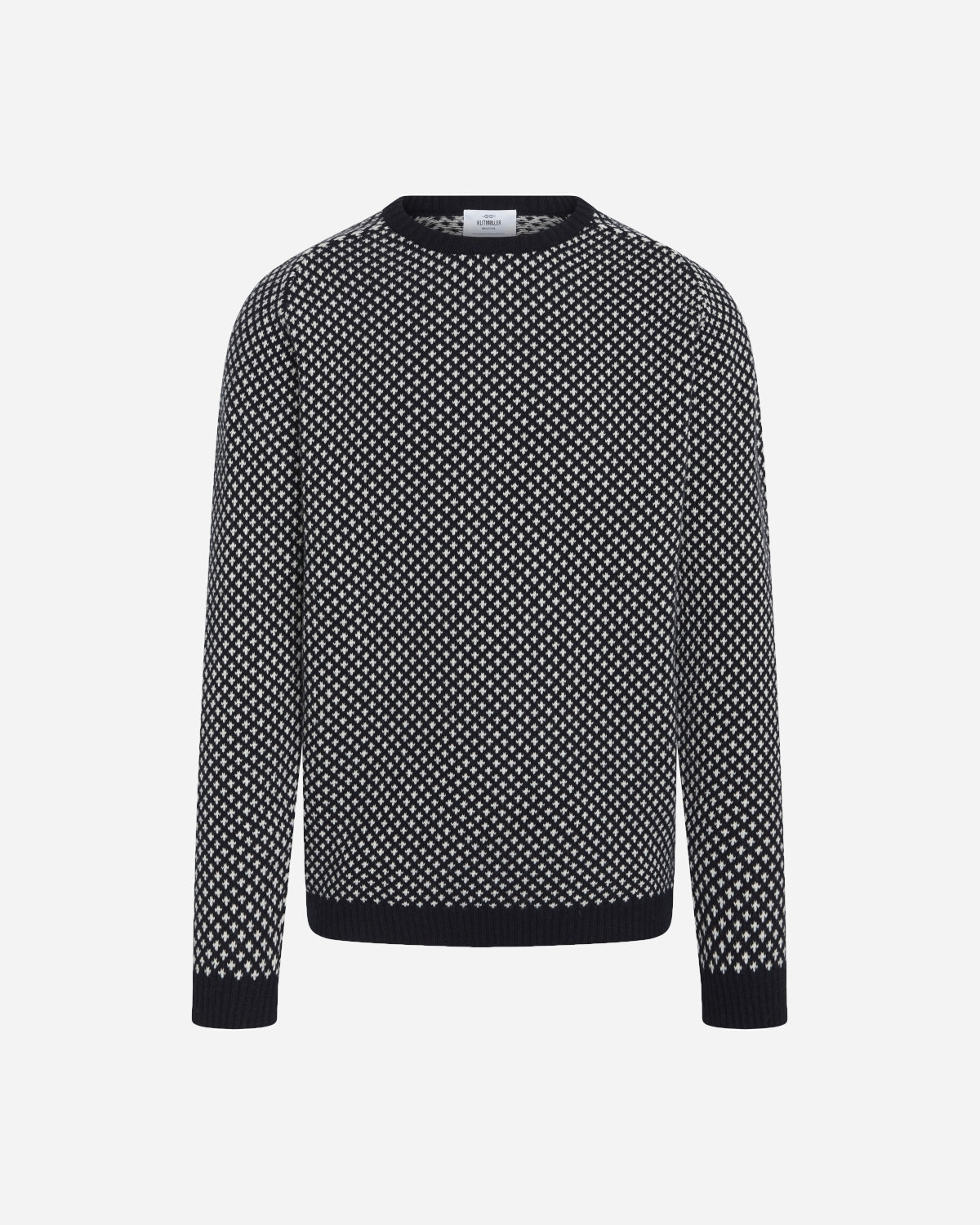 Rene Knit - Navy/Cream