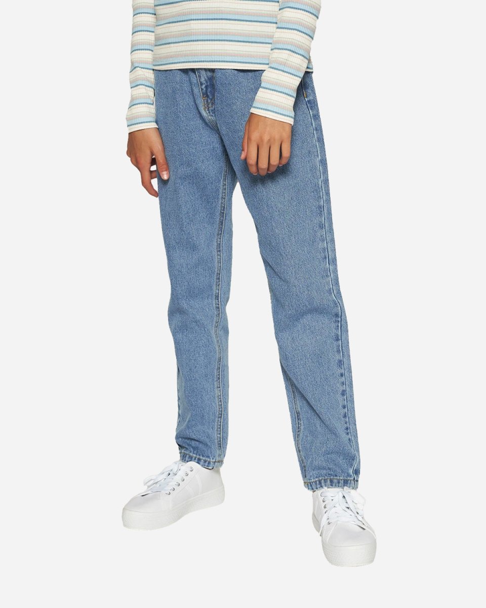 Teen Mom Jeans - Authentic Blue Online salg