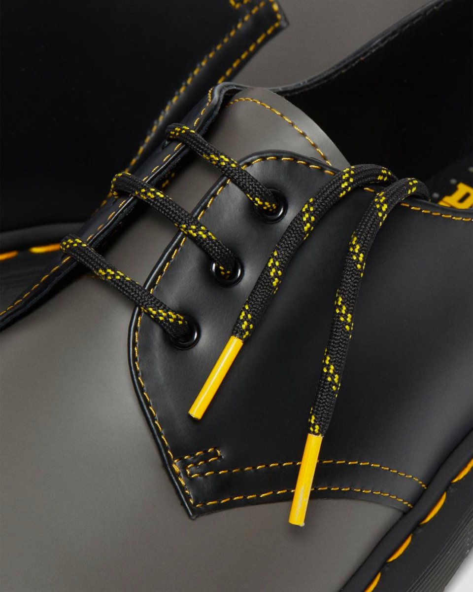 1461 Smooth Clash - Charcoal Black Online nu