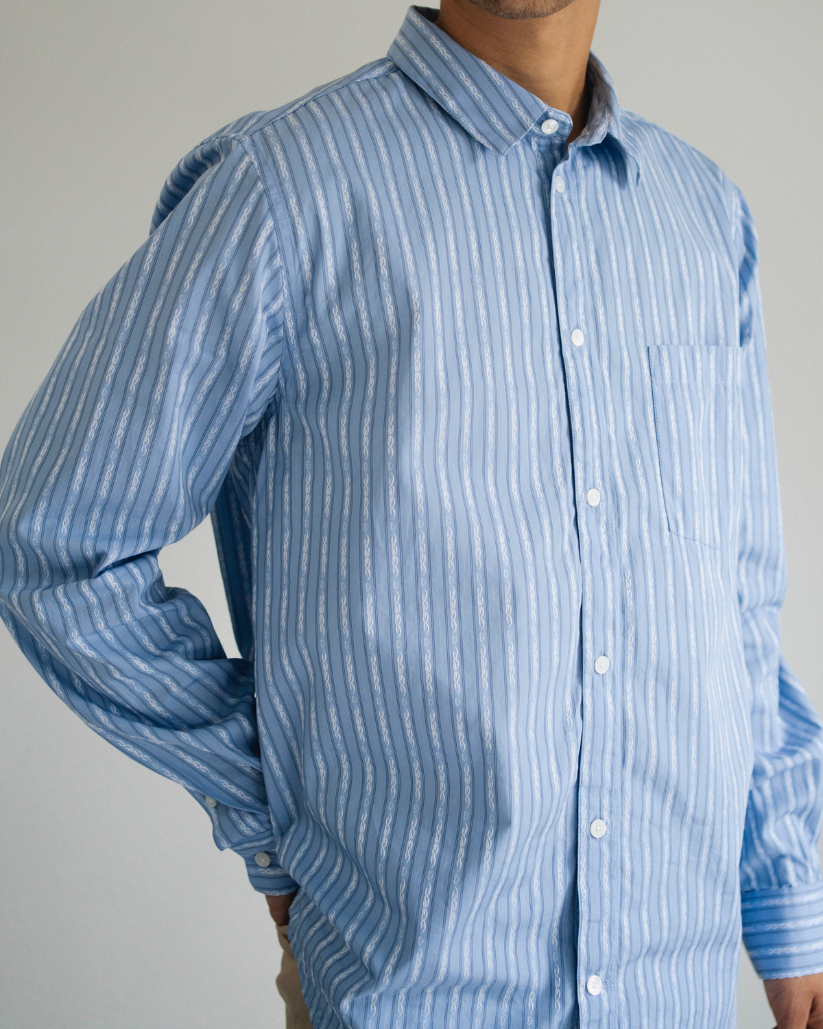 timothy-tattoo-stripe-shirt-azure-blue-stripes_3.png Timothy Tattoo Stripe Shirt - Azure Blue Stripes
