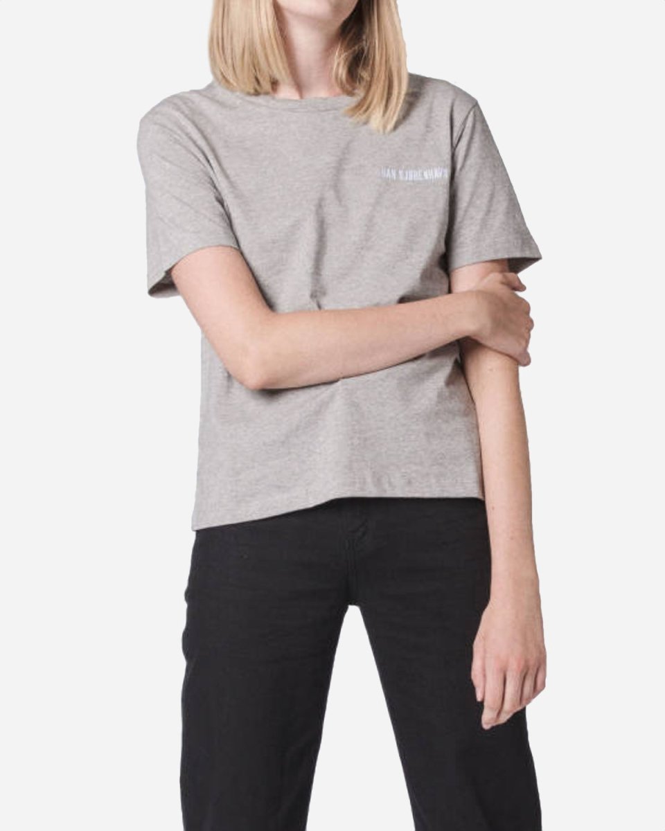 Casual Tee - Grey Melange Udsalg