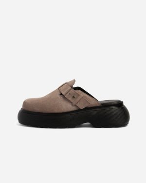 Cloud Clog - Ardesia Suede på udsalg