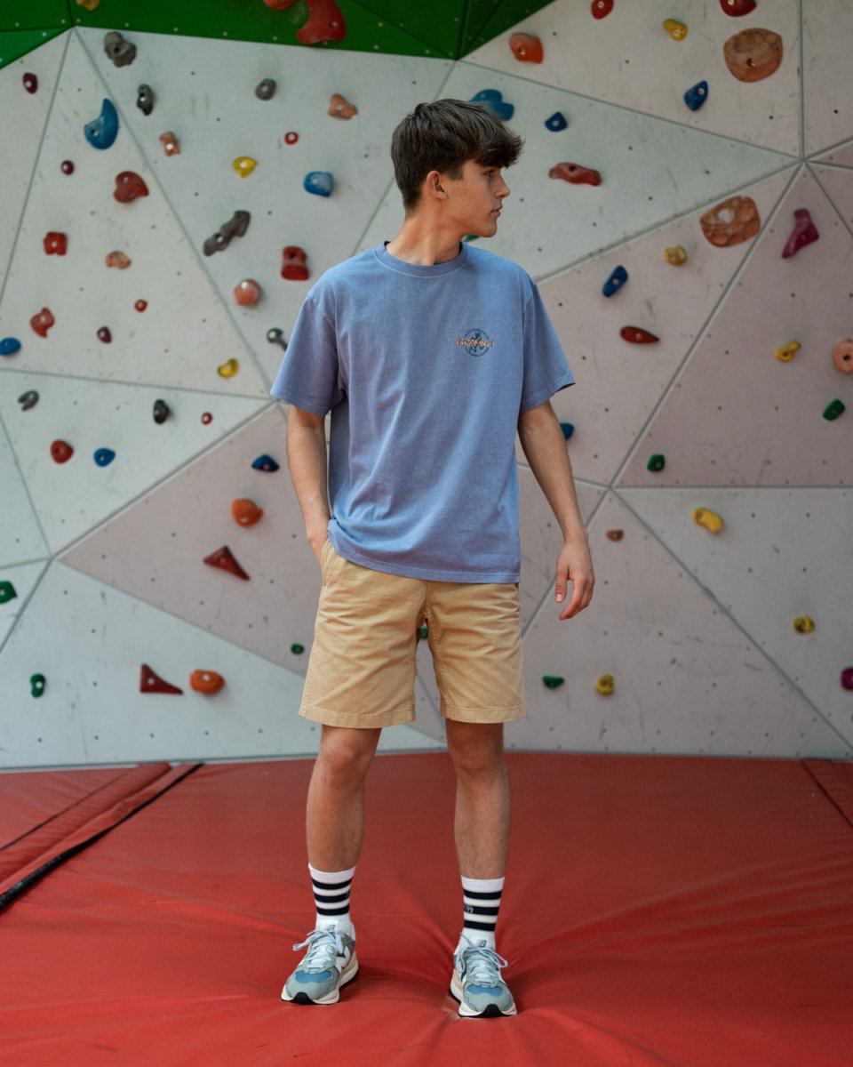 Running Man Tee - Dusty Purple
