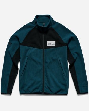 Halo Zip Fleece - Dress Blue Mode