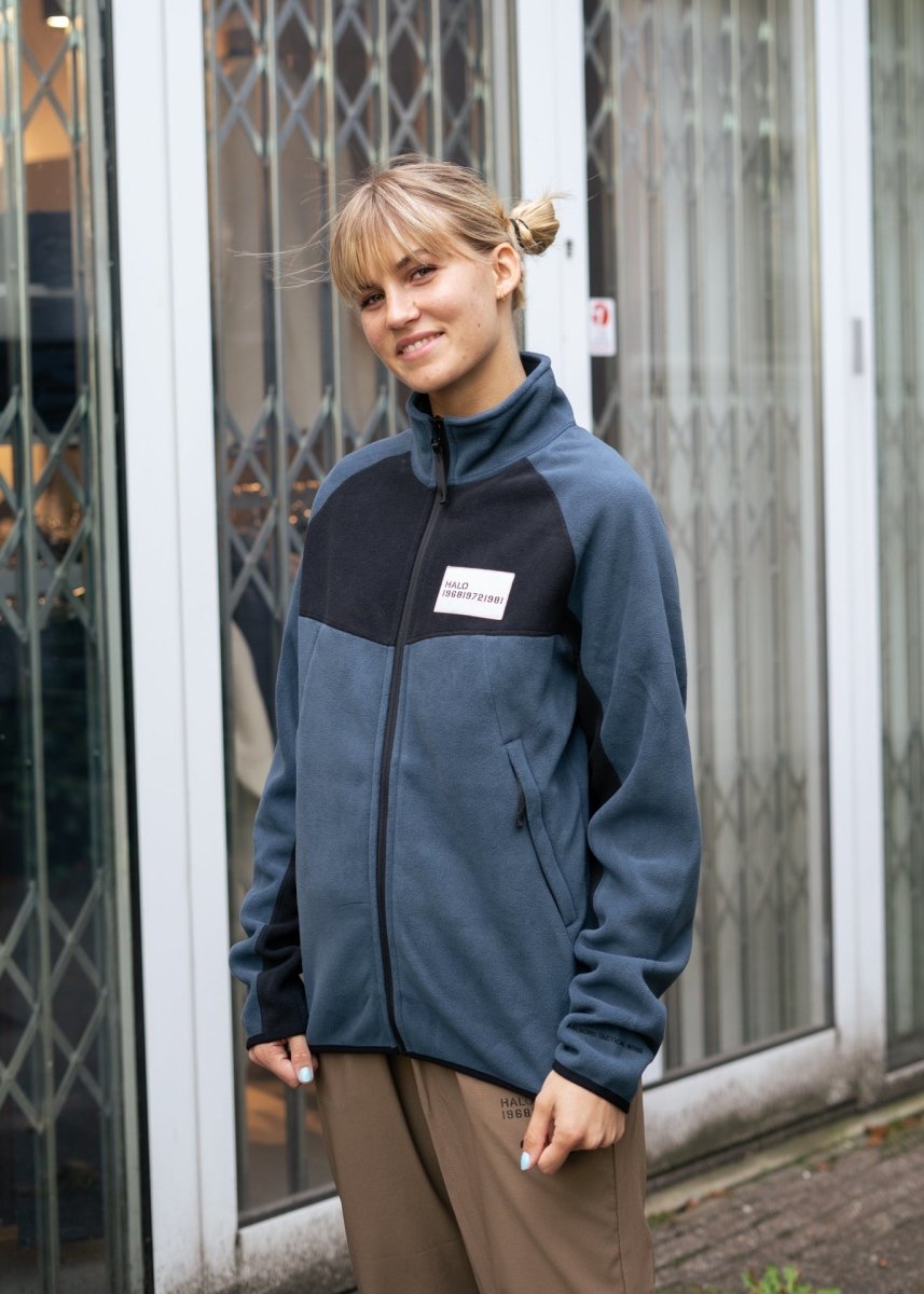 Halo Zip Fleece - Dress Blue Mode