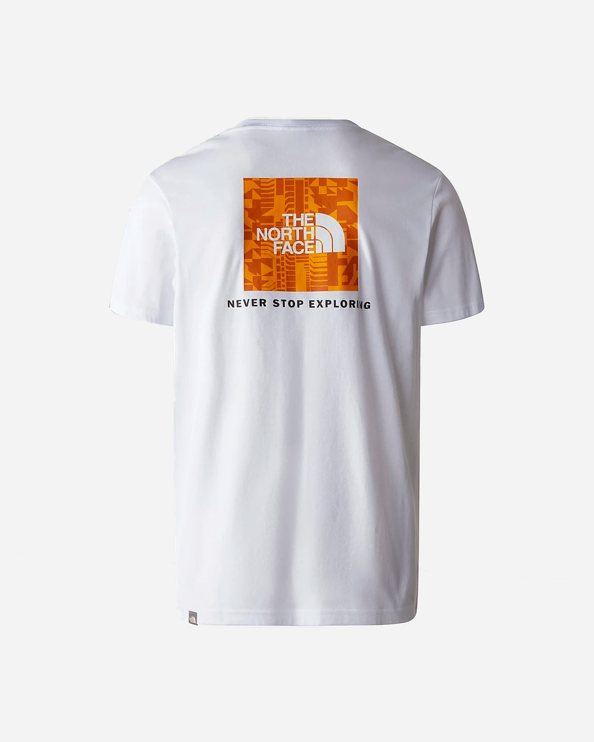 M Red Box Tee - White / Summit Gold