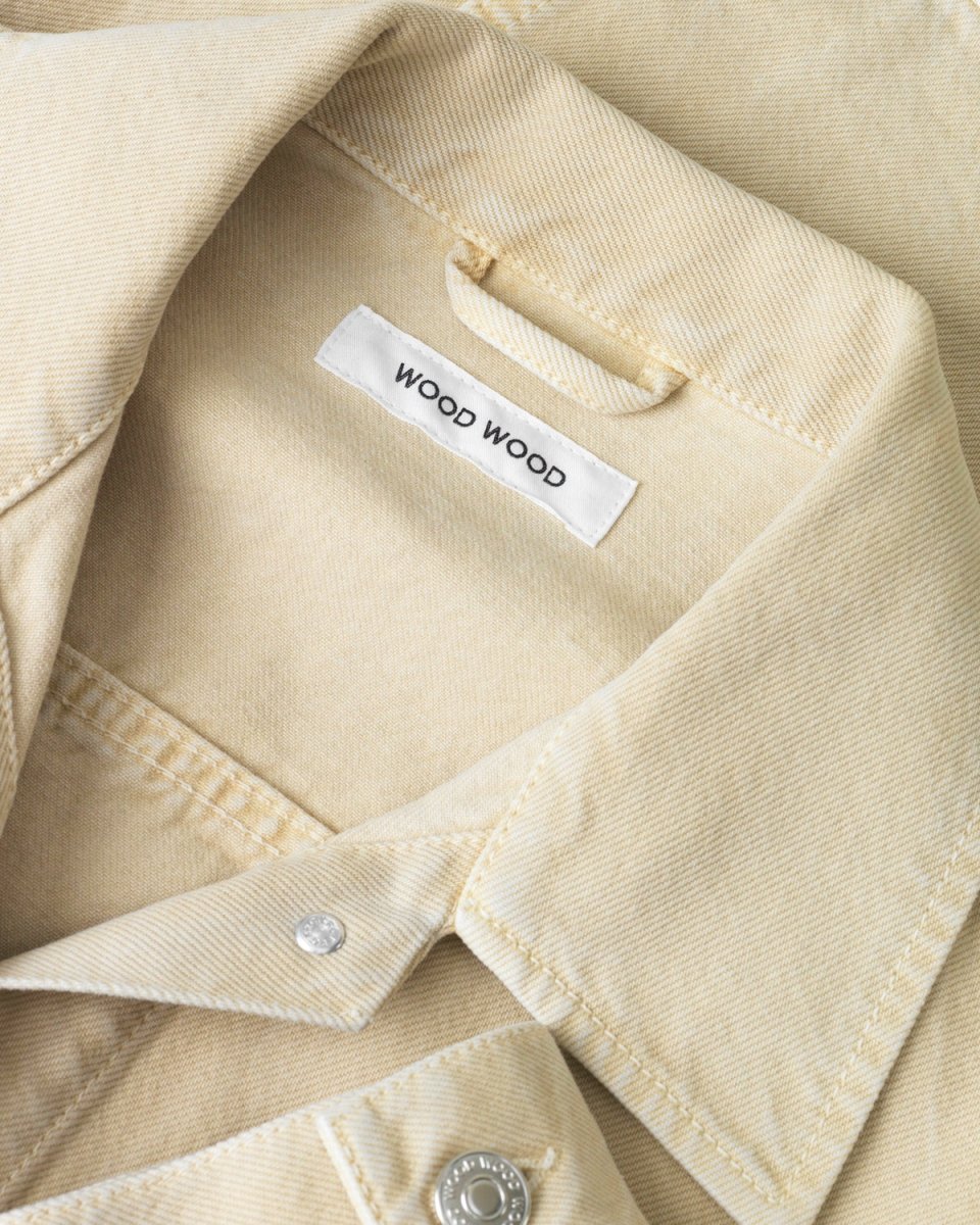 Carrie Rigid Denim Jacket - Light Sand