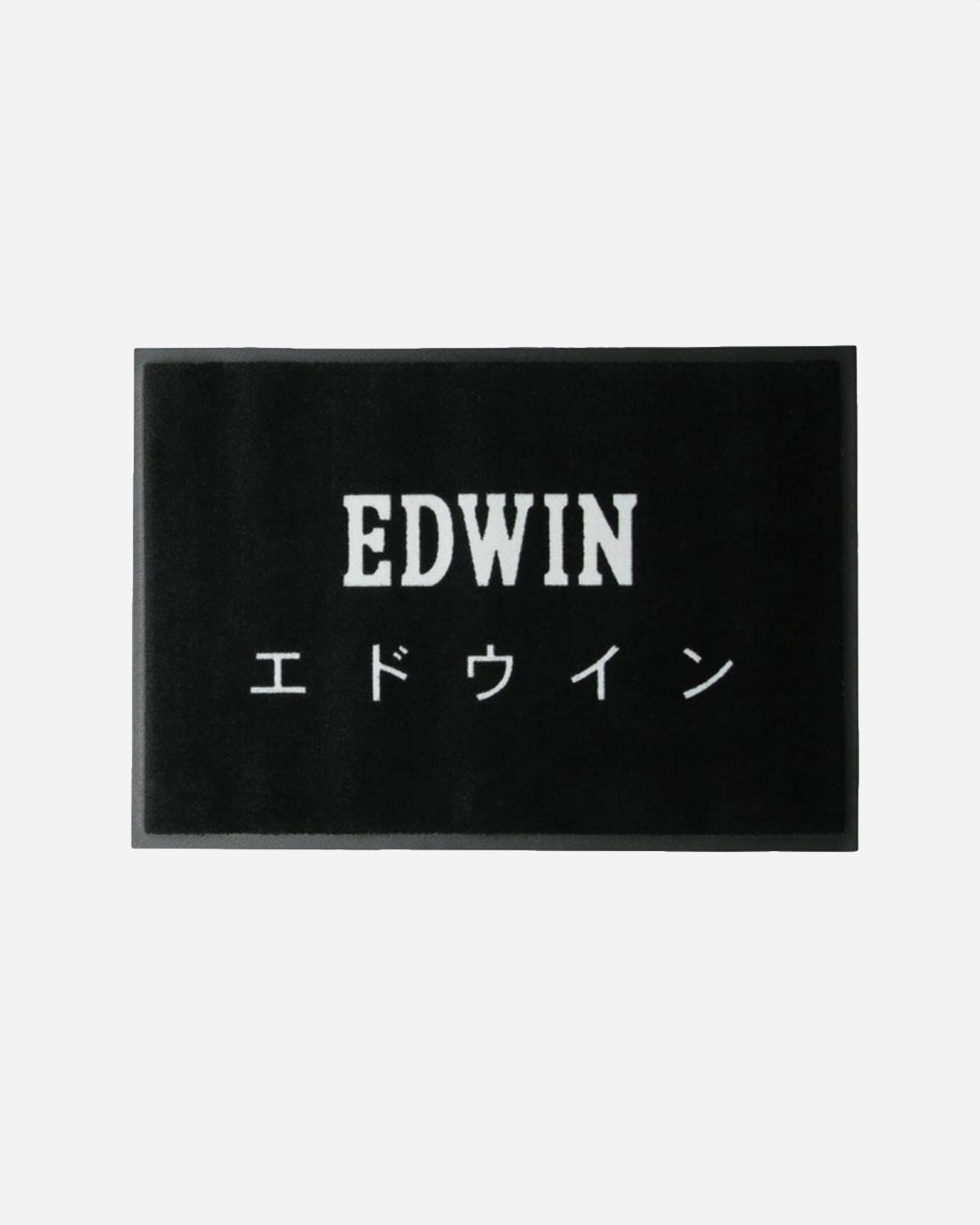 Edwin Doormat Small - Black / White